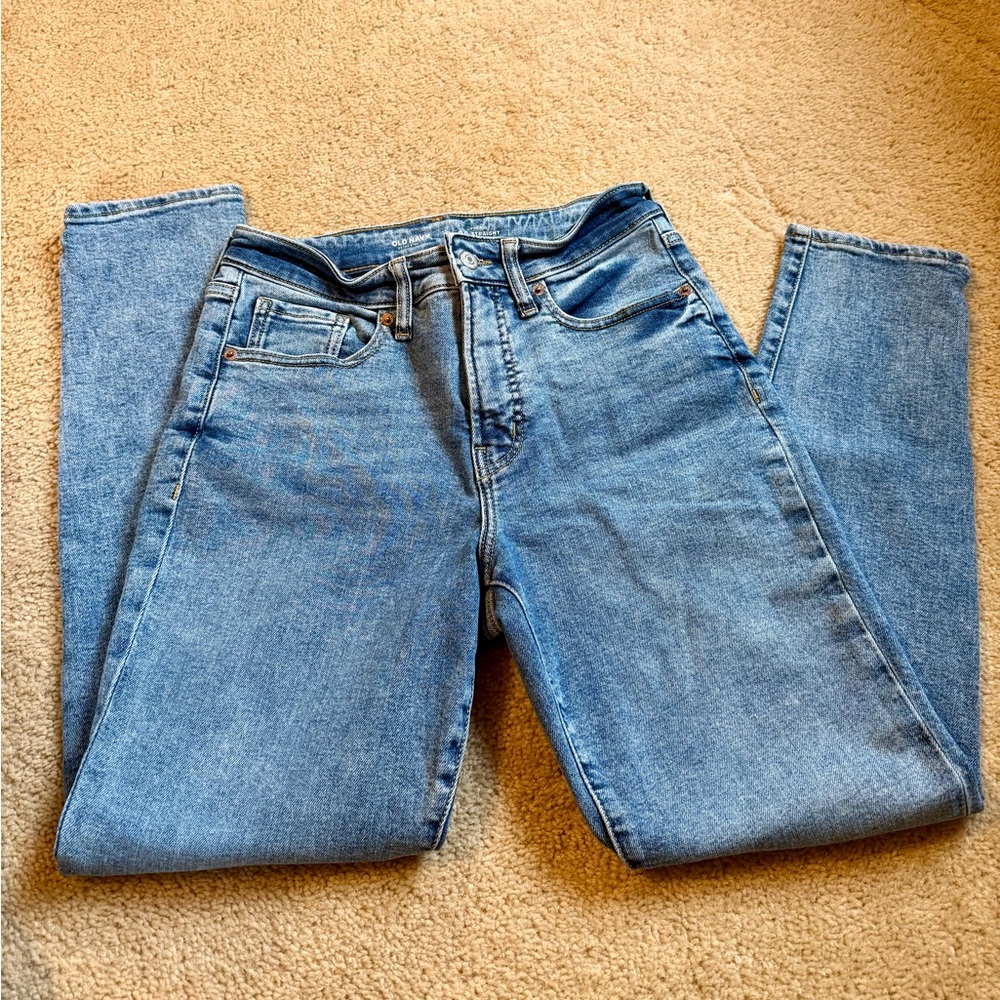 Old Navy Light Blue Straight Leg Jeans